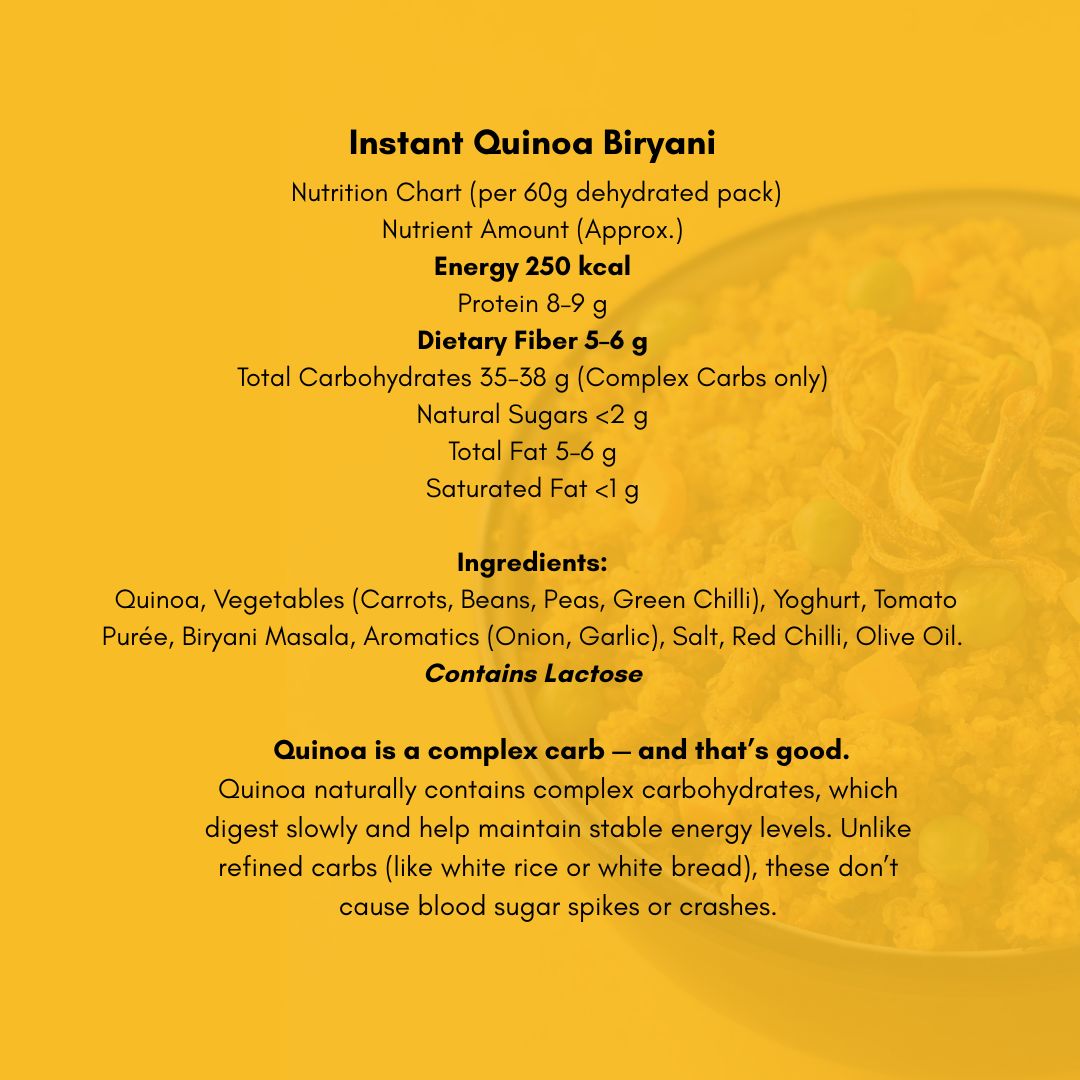 Instant Quinoa Biryani