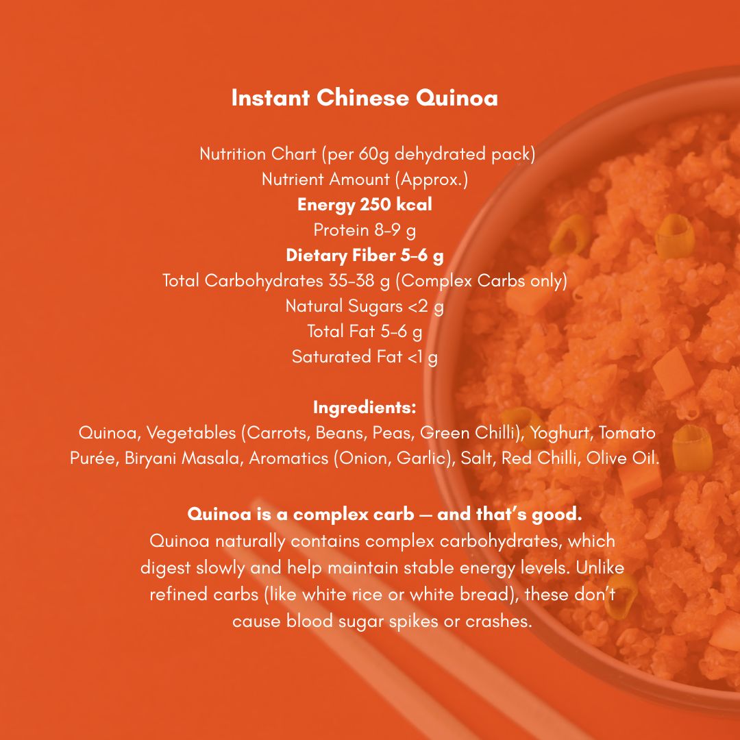 Schezwan Stir-Fried Instant Quinoa