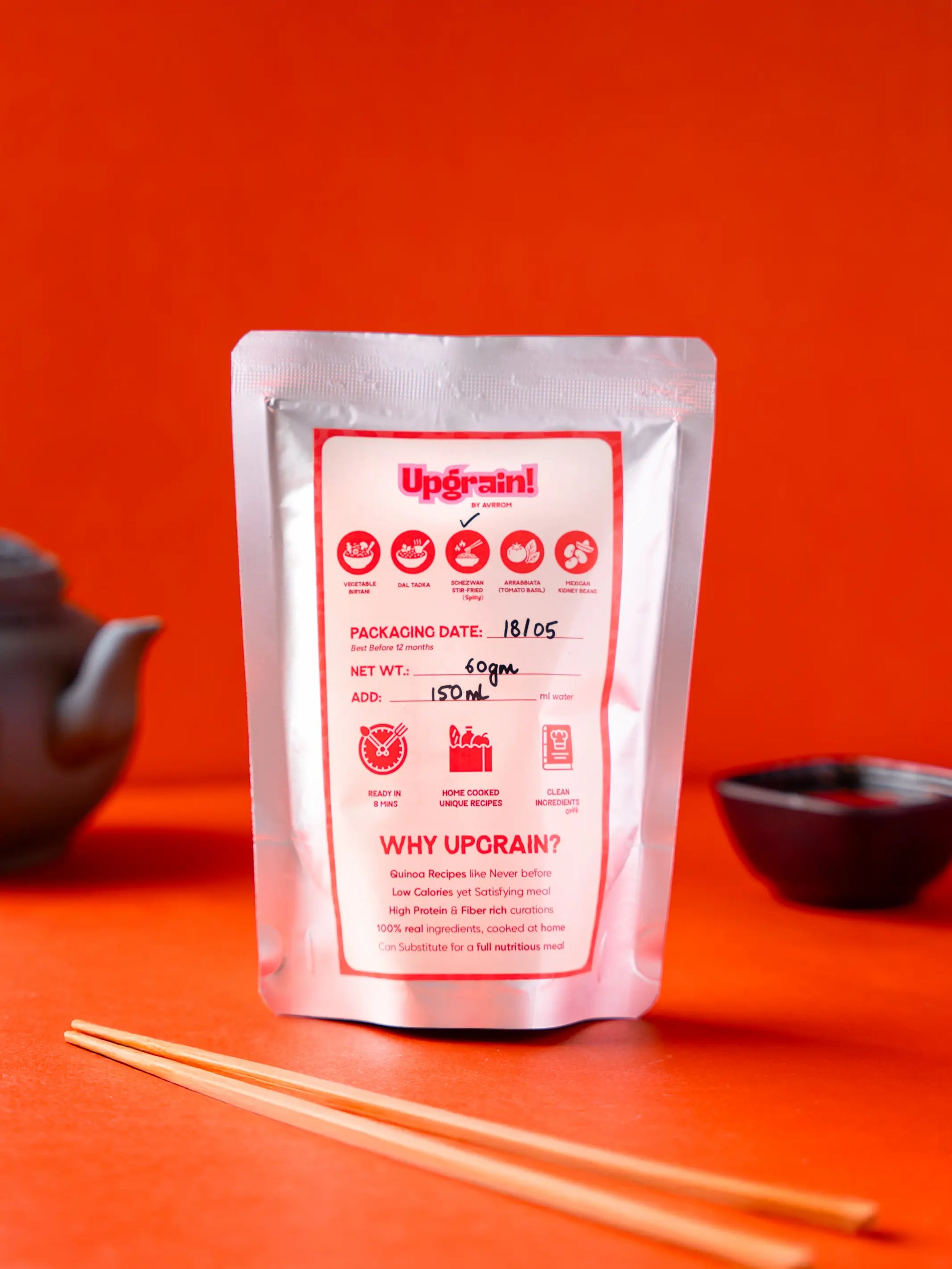 Schezwan Stir-Fried Instant Quinoa